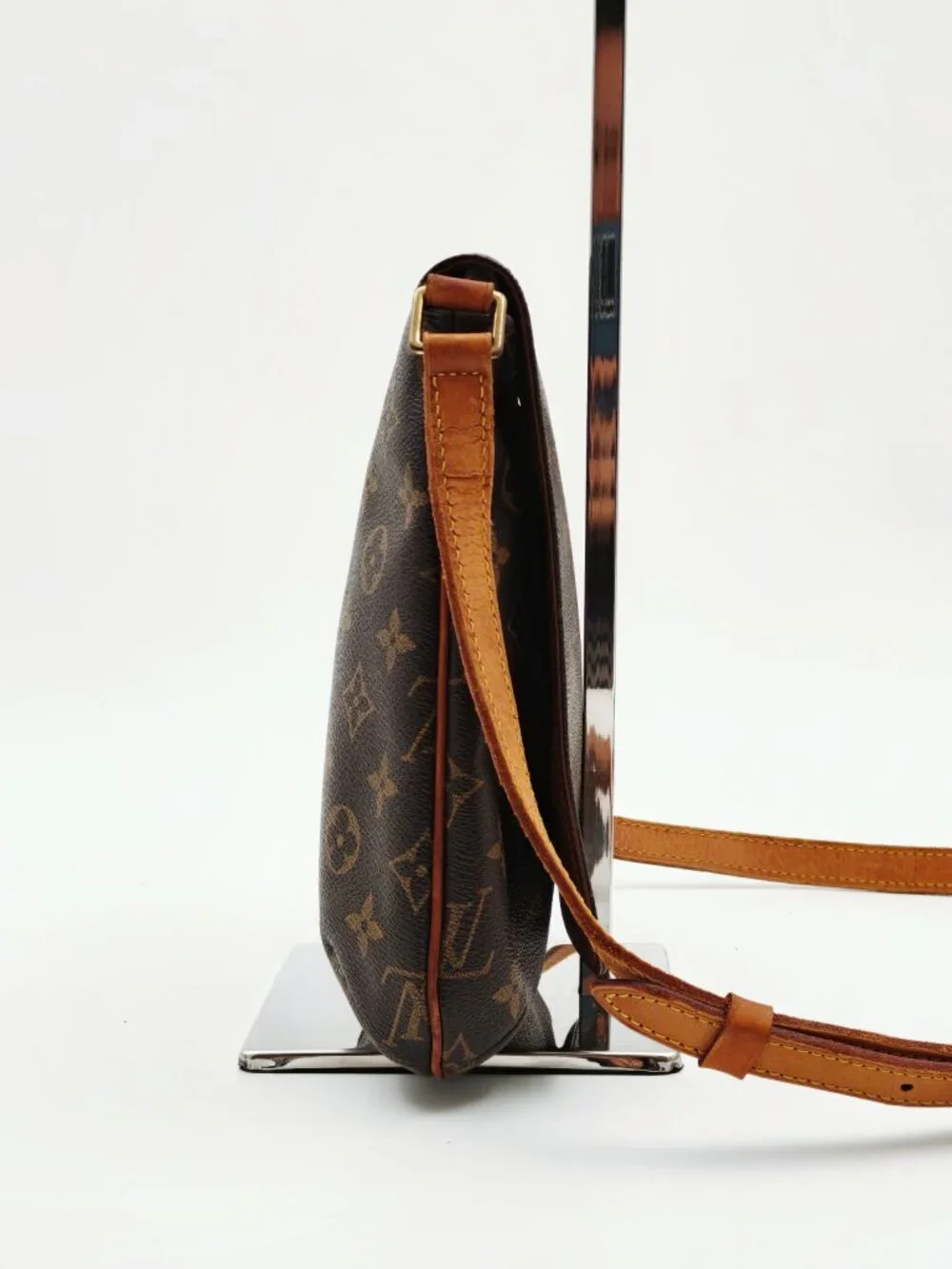 Louis Vuitton Monogram Musette Salsa Crossbody Shoulder Bag Brown LV